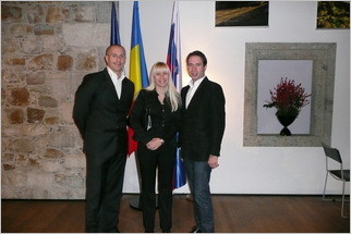 Reception of Embassy of Romania on 29.11.2007 at Ljubljana's castle