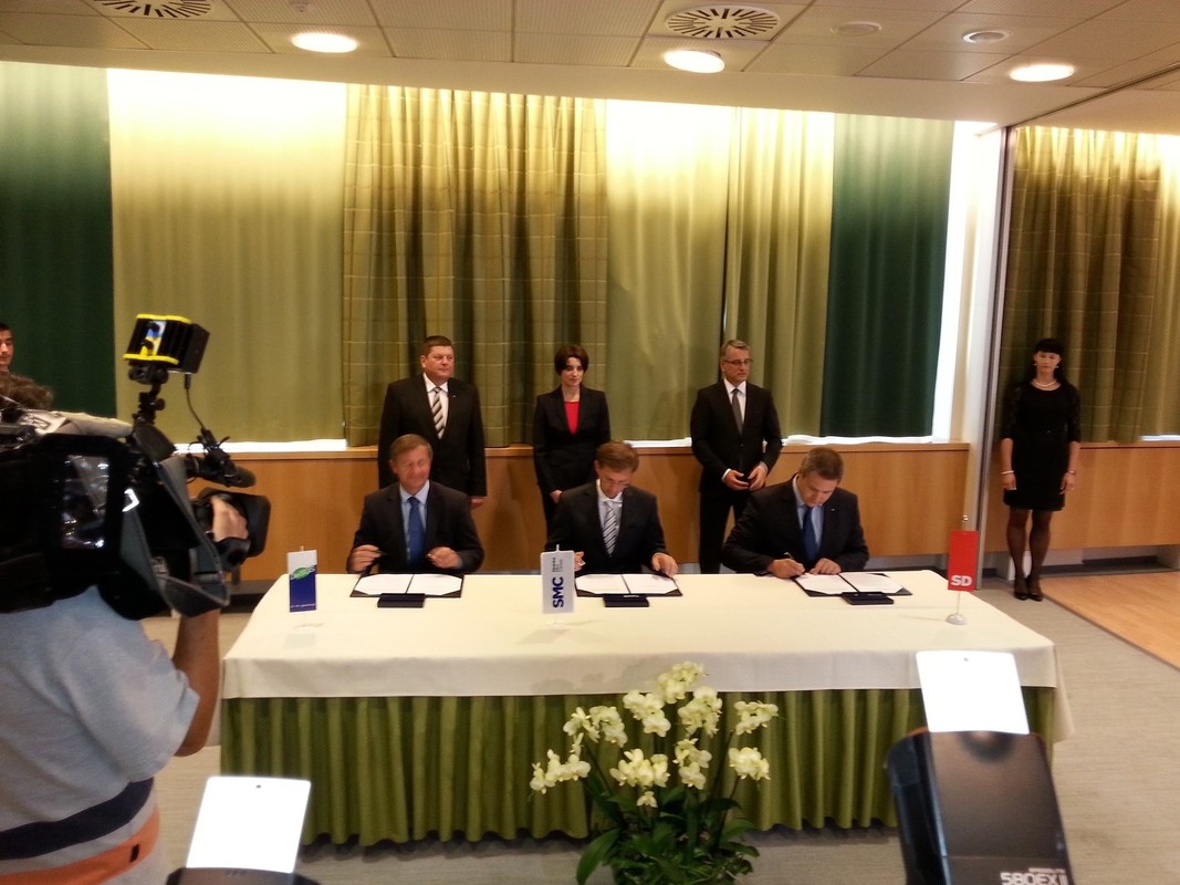 Coalition Agreement Finally Signed