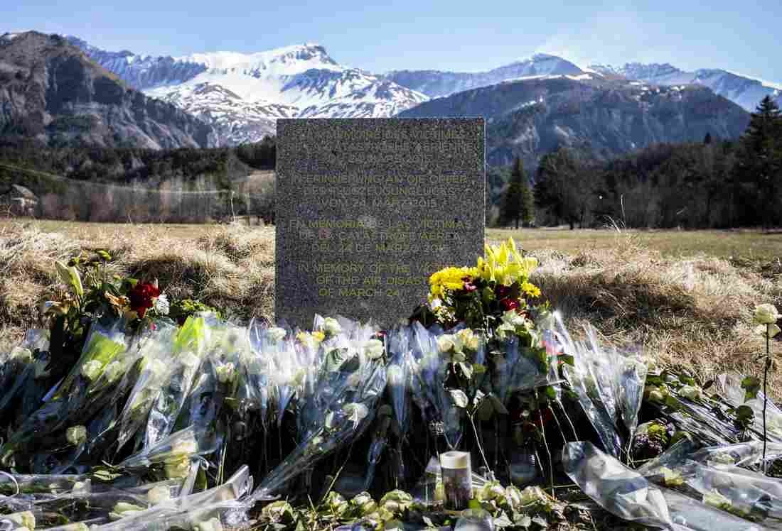 Germanwings and Lufthansa bosses refuse questions about co-pilot during visit to crash site