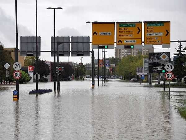 Record Rainfall Causes Major Disruption in C Slovenia