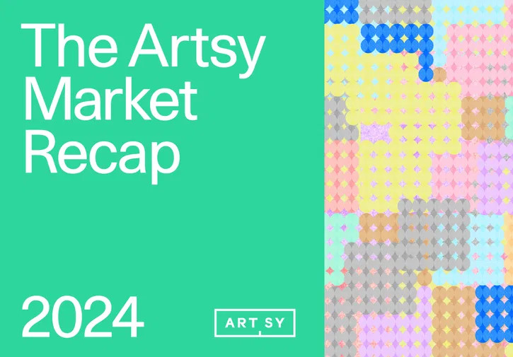 What was happening in the art market in 2024?